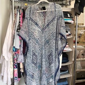 Sheer Kaftan beach cover up.